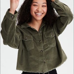 Green Corduroy Jacket/Shirt